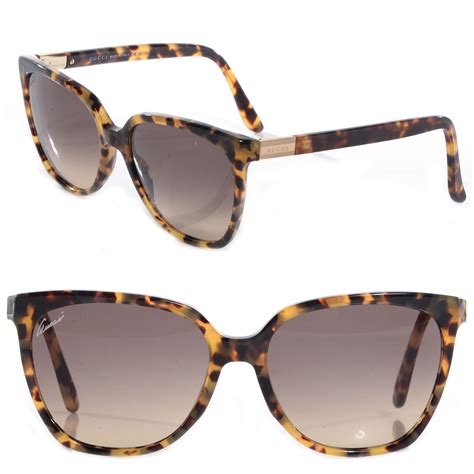 gucci mens sunglasses rectangular tortoise|Gucci oversized tortoiseshell sunglasses.